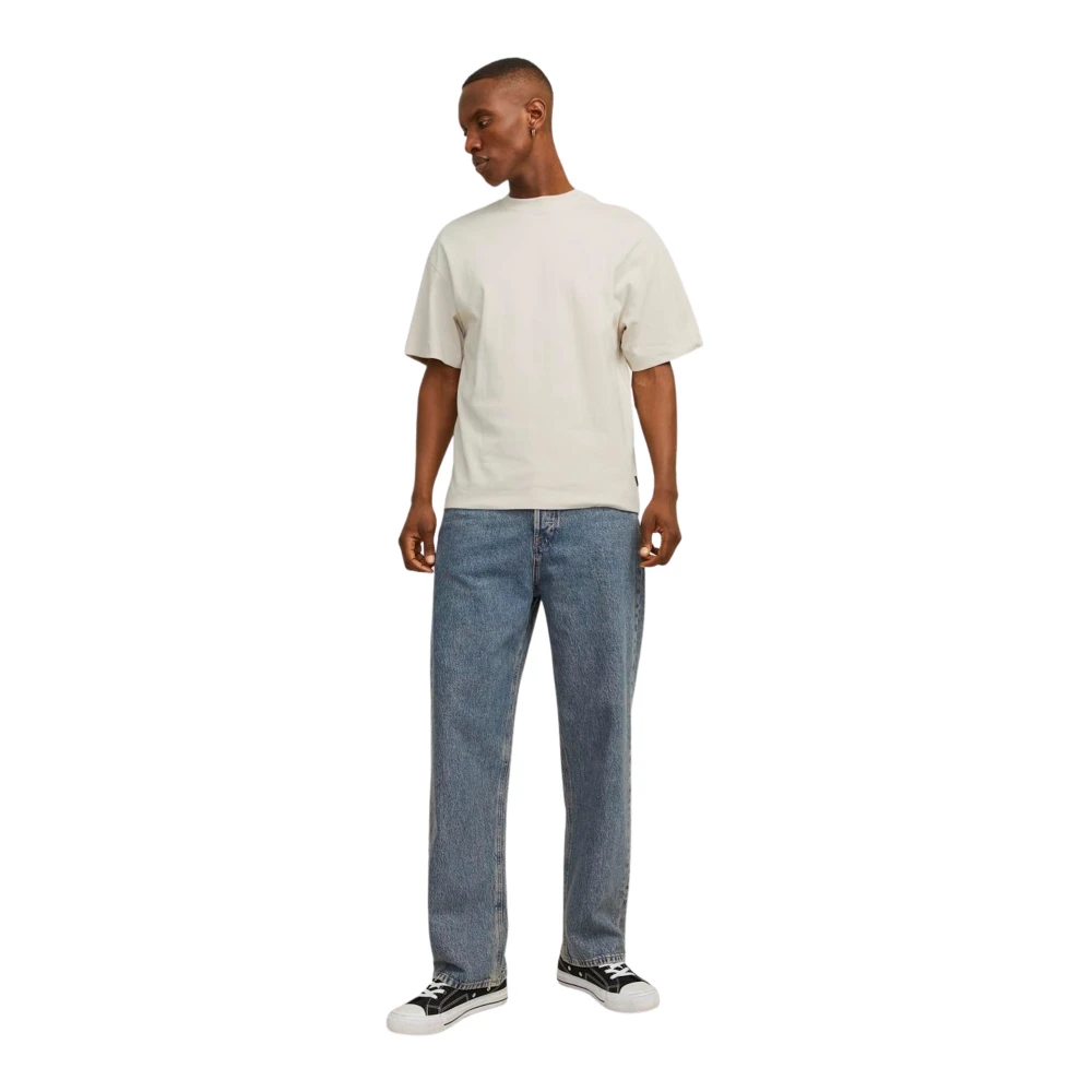 jack & jones Urban Edge Casual T-Shirt Gray Heren