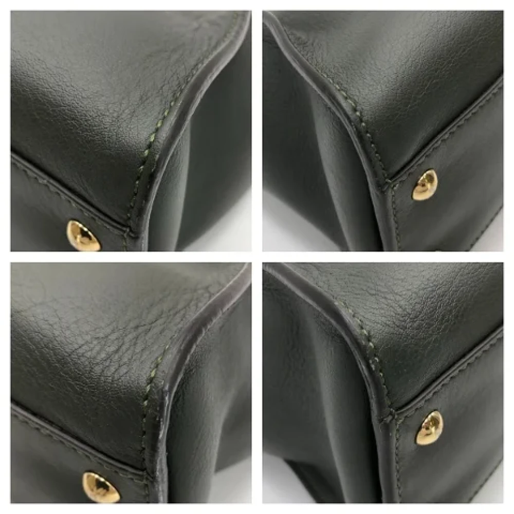 Fendi Vintage Pre-owned Leather fendi-bags Black Dames