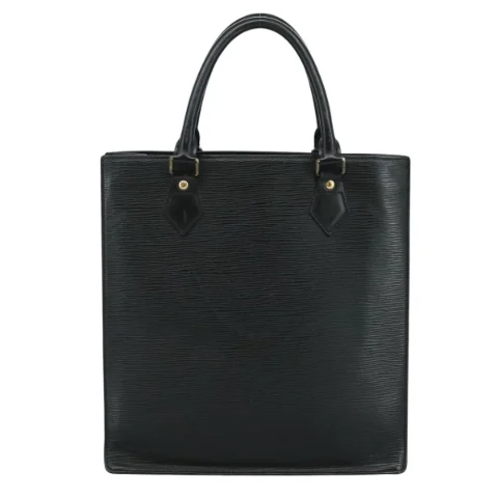 Louis Vuitton Vintage Pre-owned Leather handbags Black Dames