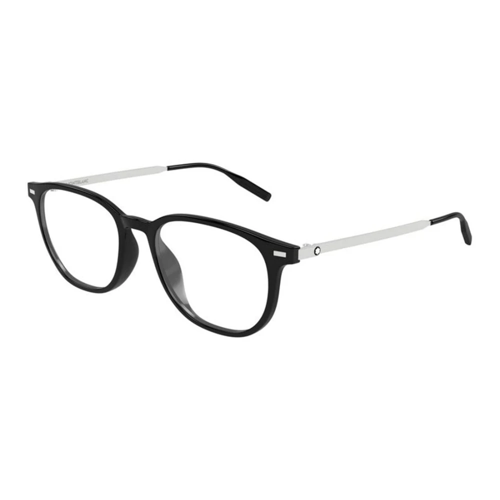 Montblanc Men's Black Glasses, 53 Mm, Optical Frame