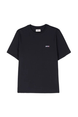 t-shirts-et-polos-bleus-avec-patch-logo