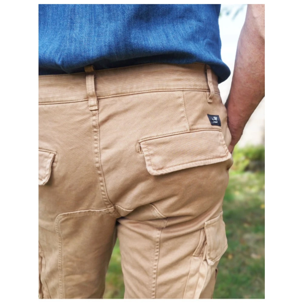 Mason's Extra Slim Cargo Broek Beige Heren