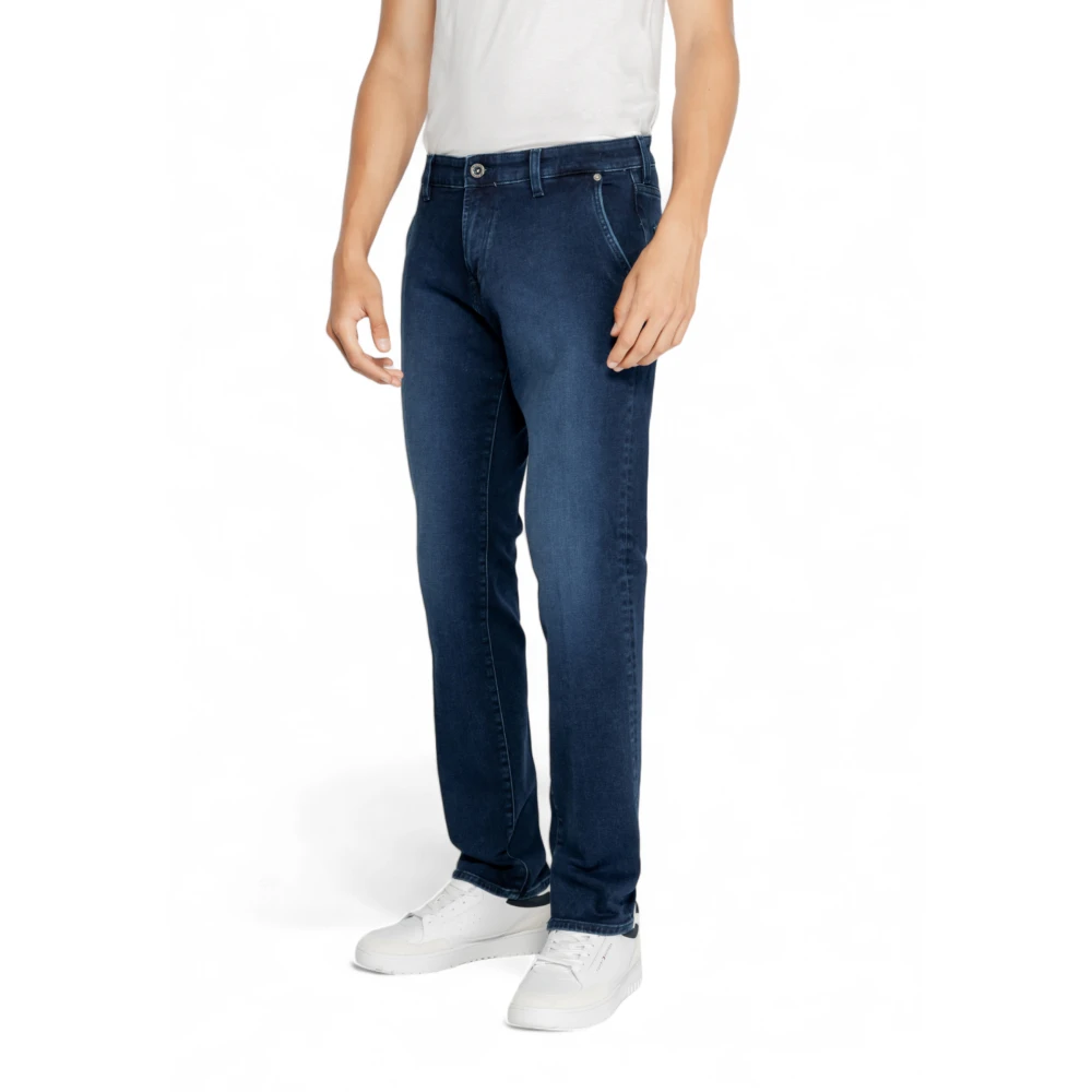 GAS Heren Chino Jeans Herfst Winter Collectie Blue Heren