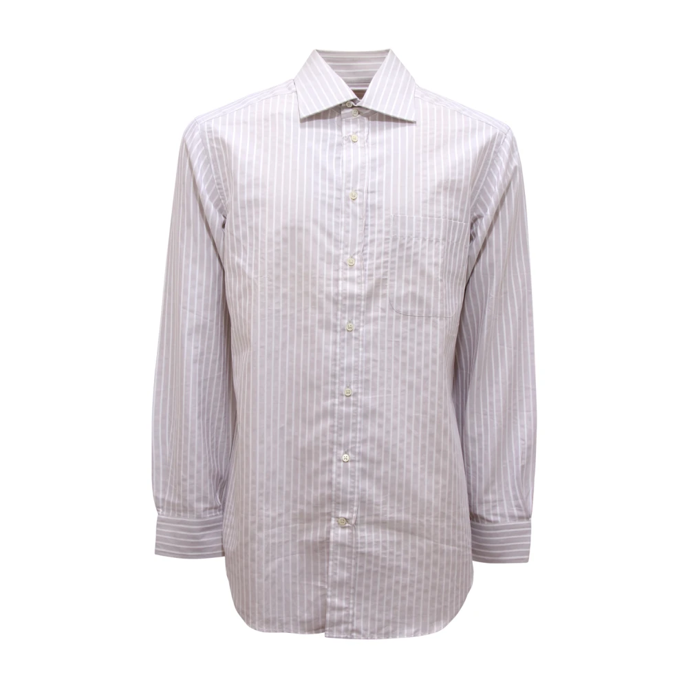 Armani Men's Gray L1675 Camicia Collezioni Shirt - Formal Shirts - M - Shirts