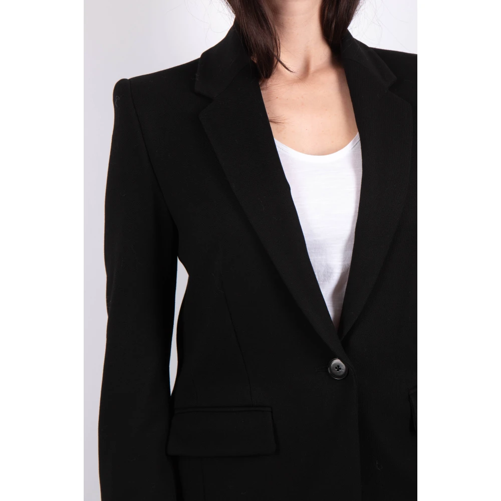 drykorn Zwarte Blazer Atlin_2 Black Dames