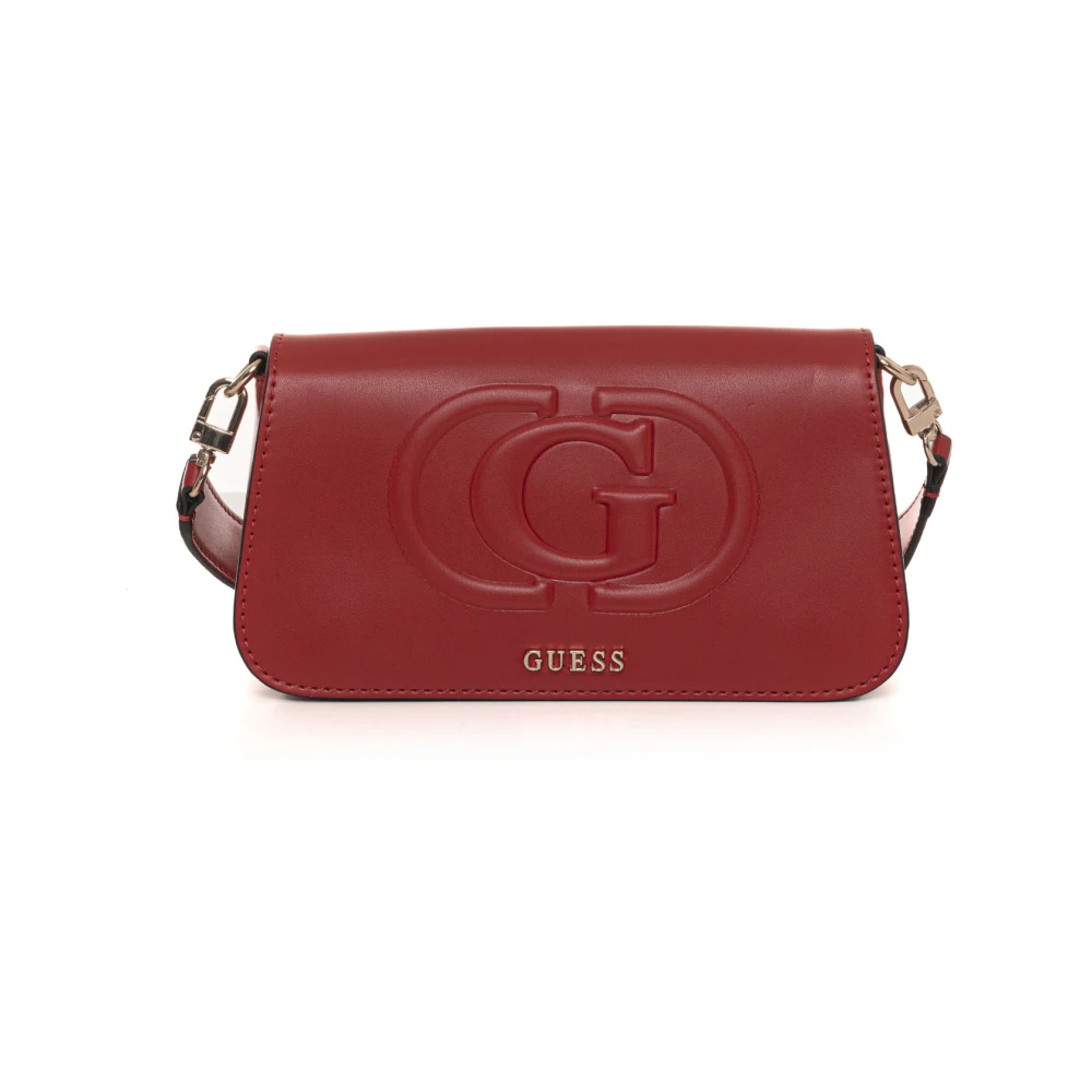 Guess Schouderklep Kleine Tas Red Dames