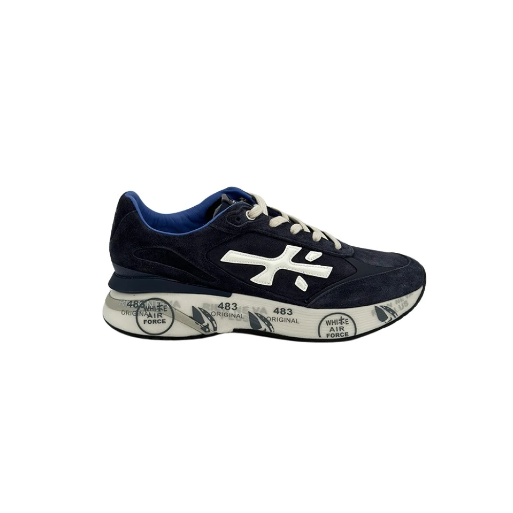 Premiata Blauwe Moerun Sneaker Blue Heren