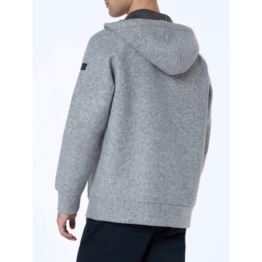MC2 Saint Barth Heren Grijs Melange Technische Stof Sweatshirt Gray Heren