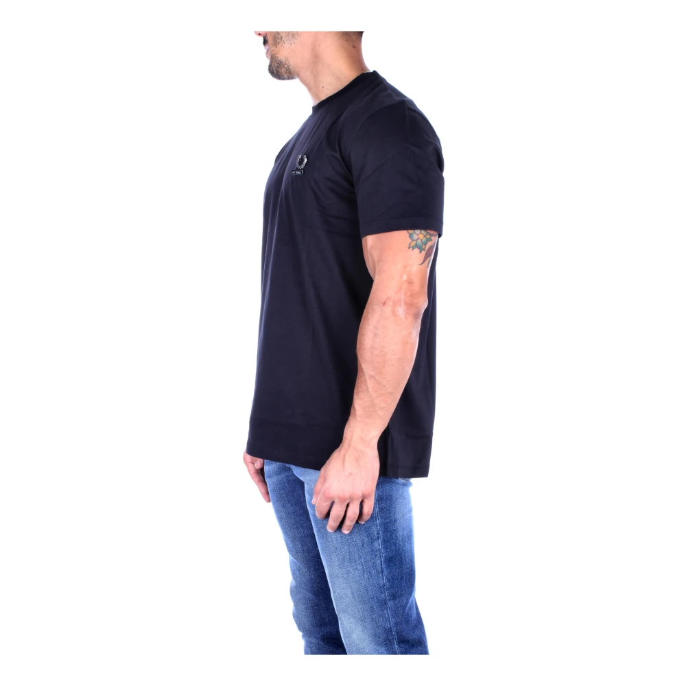 Fred Perry Logo Front T-shirts en Polos Black Heren