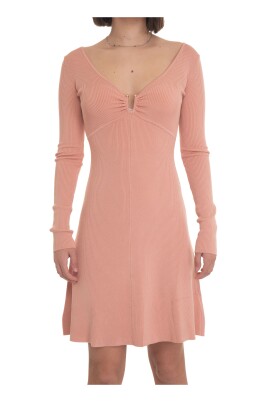 stunning-v-neck-mini-dress