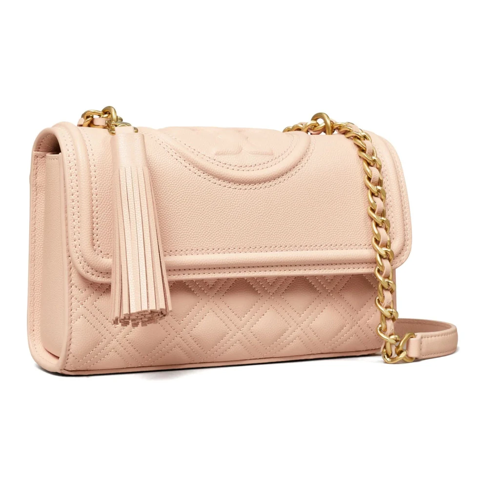 TORY BURCH Zacht Graan Klein Blush Leren Tas Pink Dames