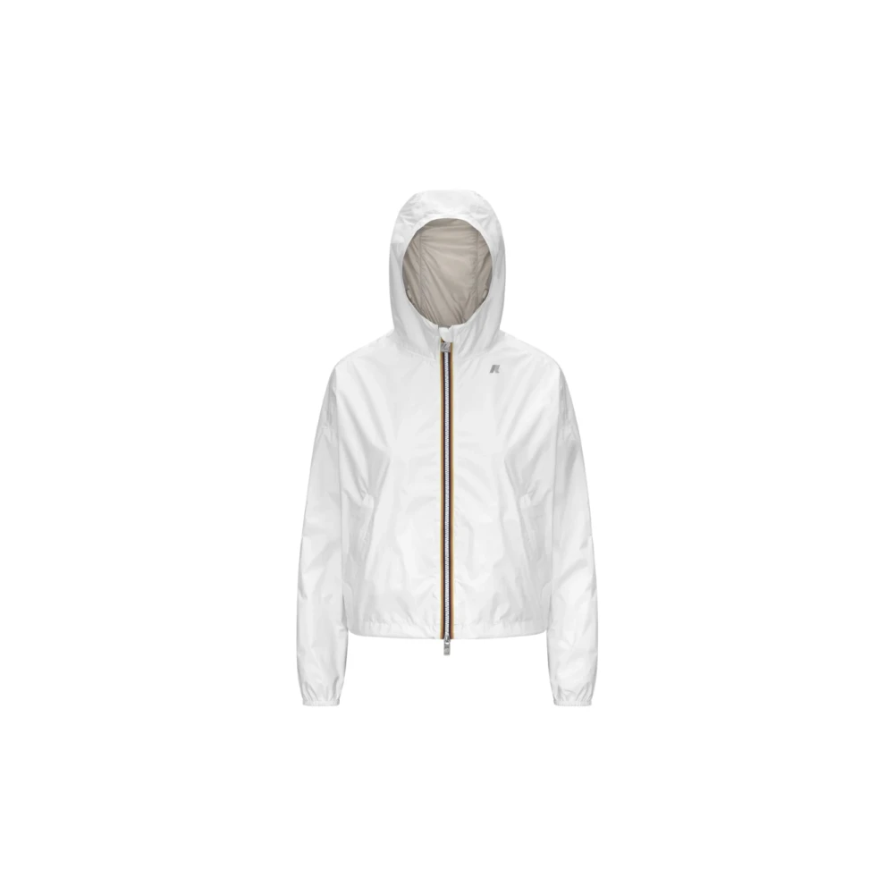 K-Way Donna Bianco Giacche, M, New,