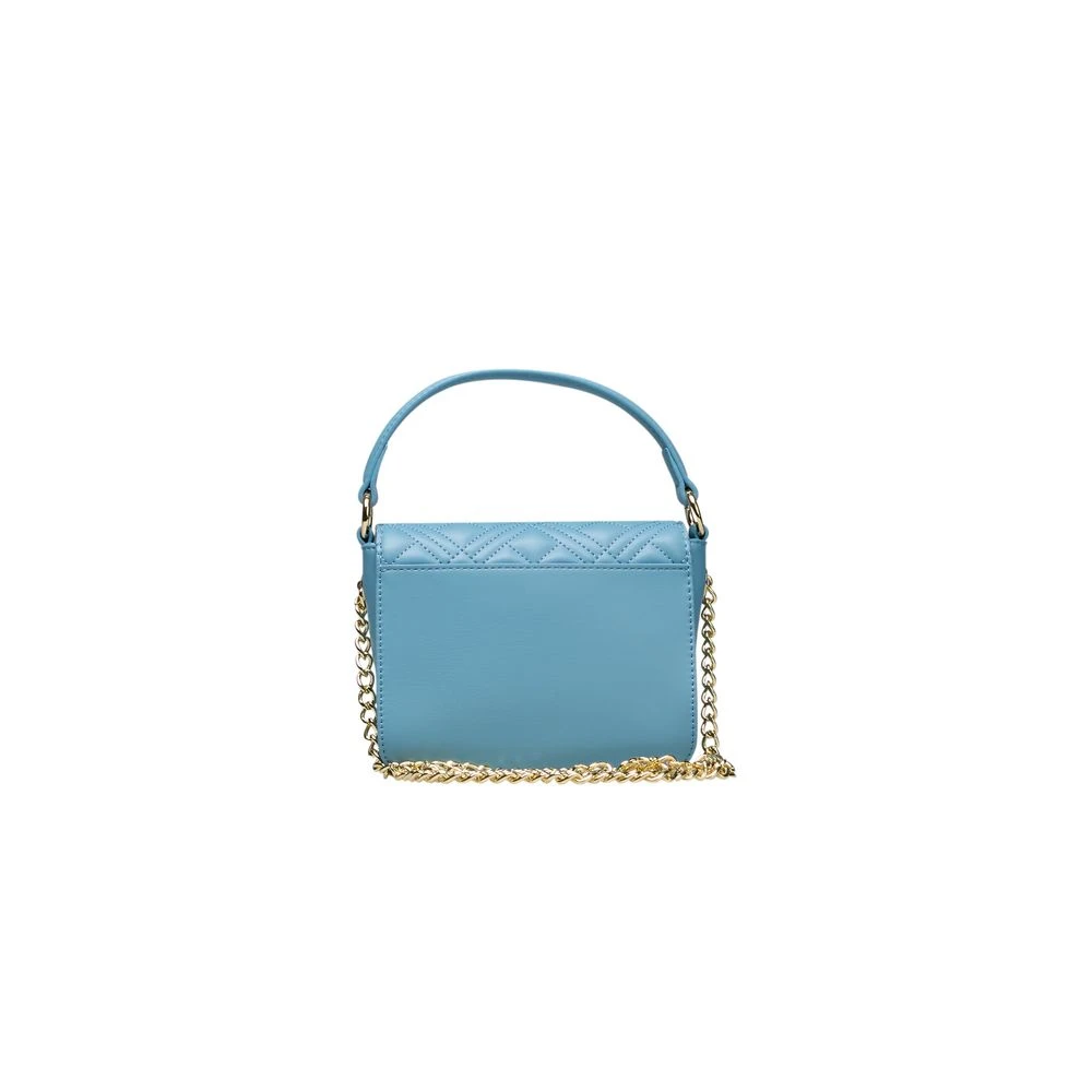 Love Moschino Blauwe Polyethyleen Handtas met Logodetails Blue Dames