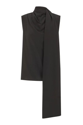 silk-black-sleeveless-blouse-with-scarf
