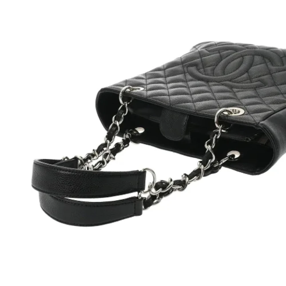 Chanel Vintage Pre-owned Leather chanel-bags Black Dames