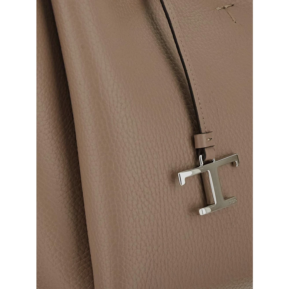 TOD'S Leren Handtas Beige Dames