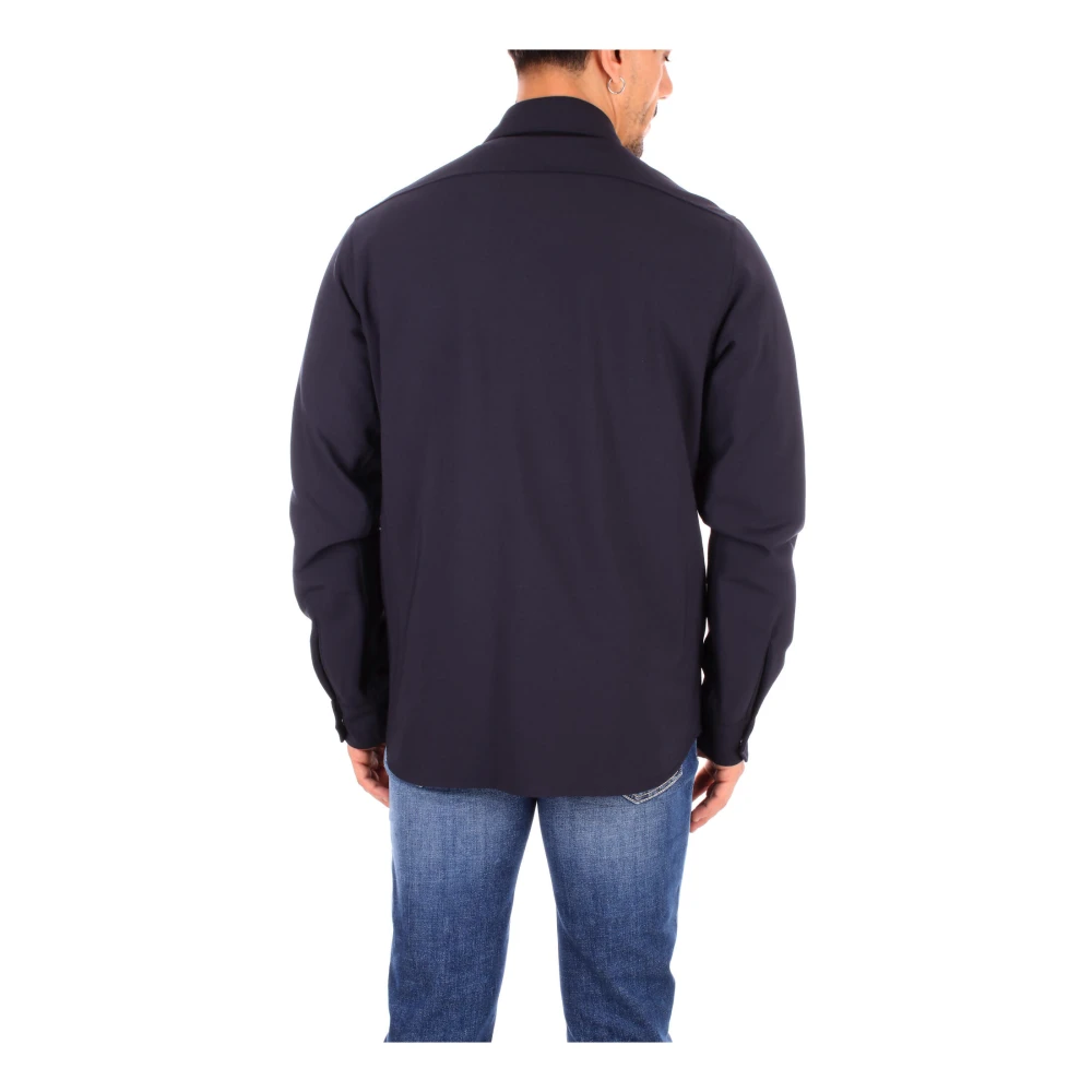Aspesi Shirt Jacket Blue Heren