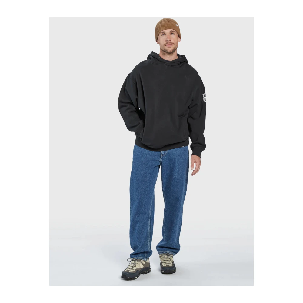 Gabba Zwarte Boxy LS Hoodie Sweatshirt Black Heren