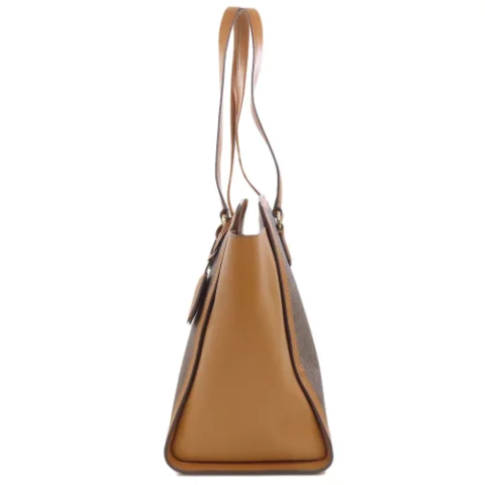 Michael Kors Pre-owned Plastic shoulder-bags Brown Dames