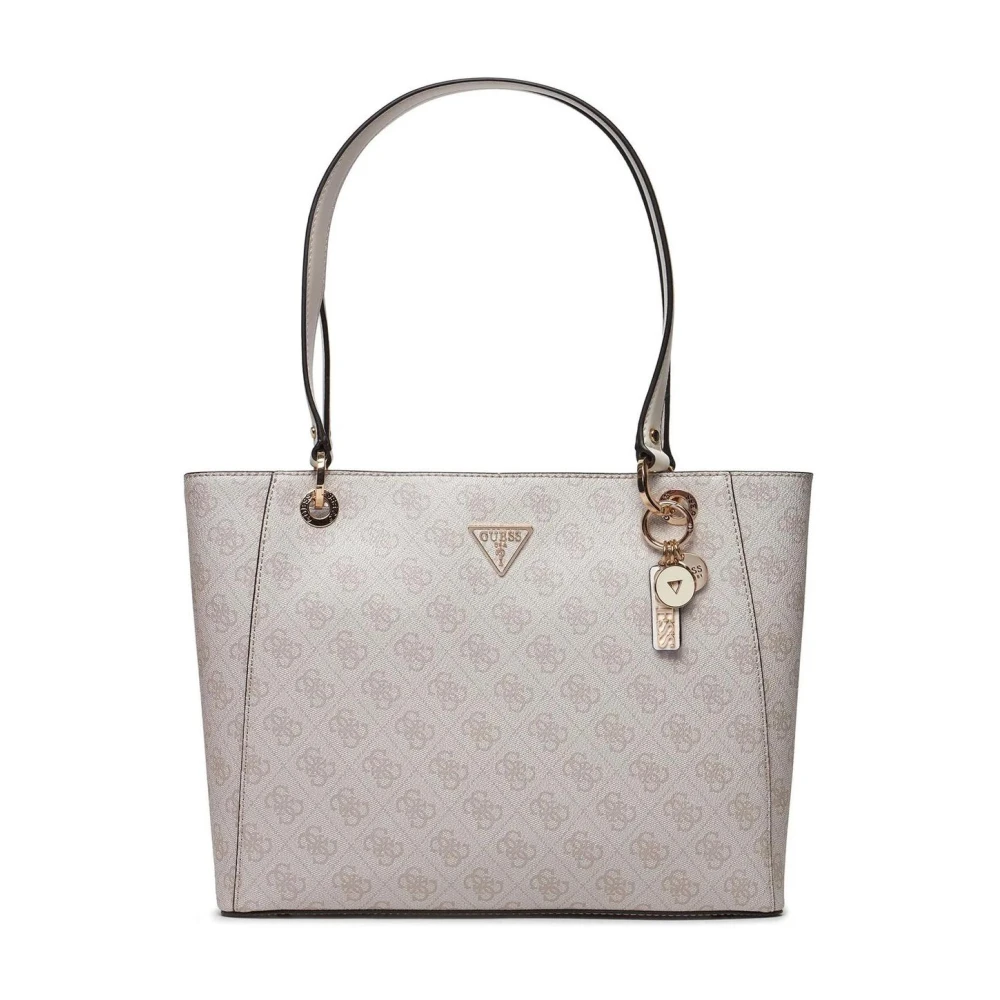 Guess Grijze Polyethyleen Schoudertas met Meerdere Compartimenten Gray Dames