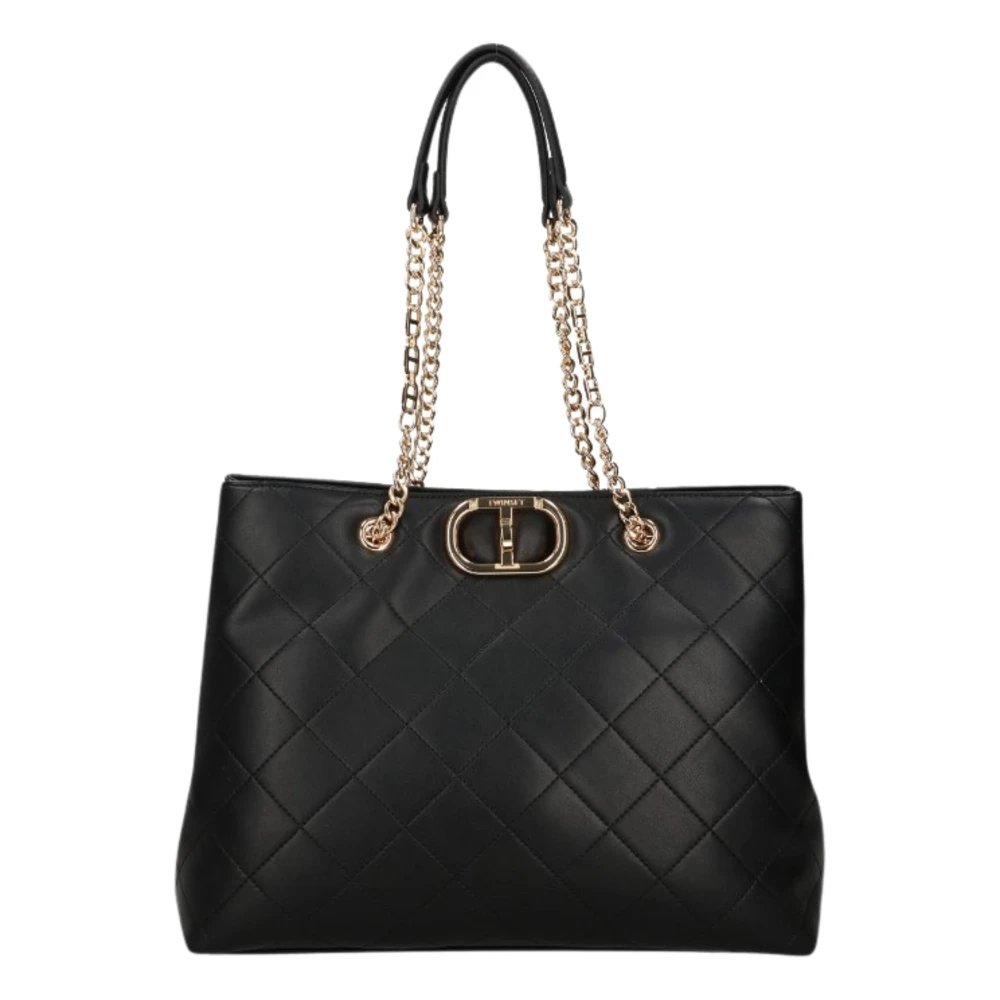 Twinset Zwarte tassen met Altezza-stijl Black Dames