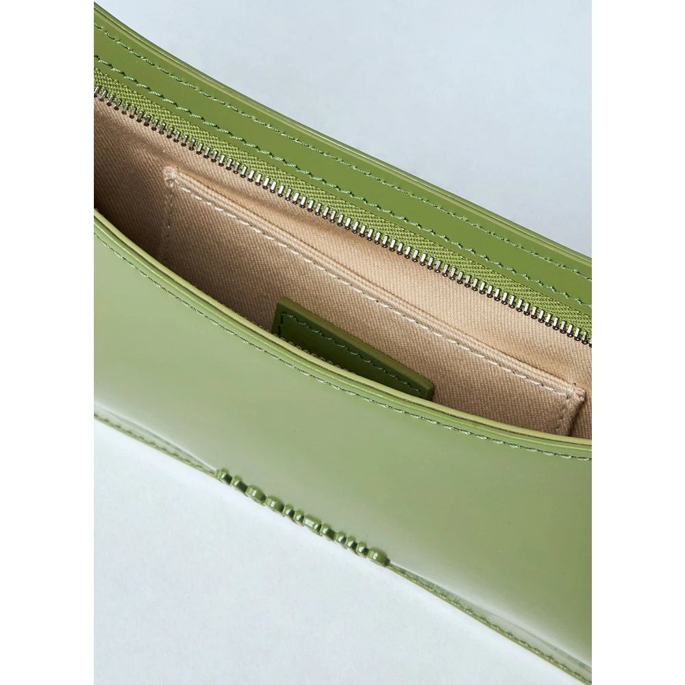 Jacquemus Parel Schoudertas met Kralenhandvat Green Dames