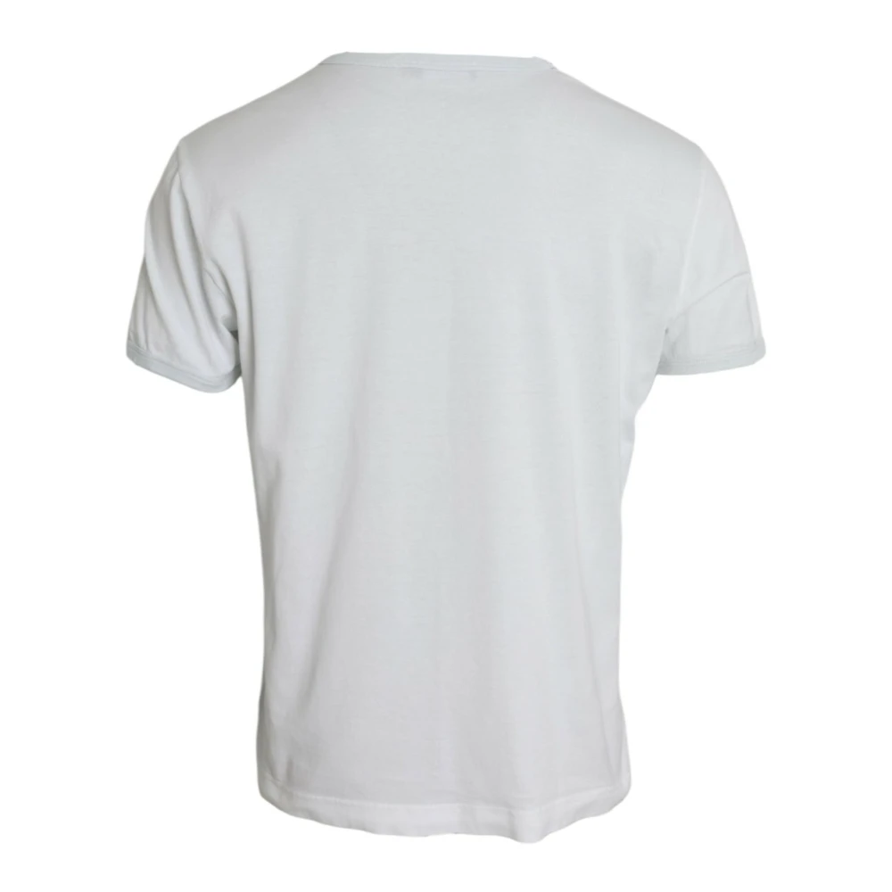 Dolce & Gabbana Luxe Wit Katoenen T-shirt White Heren