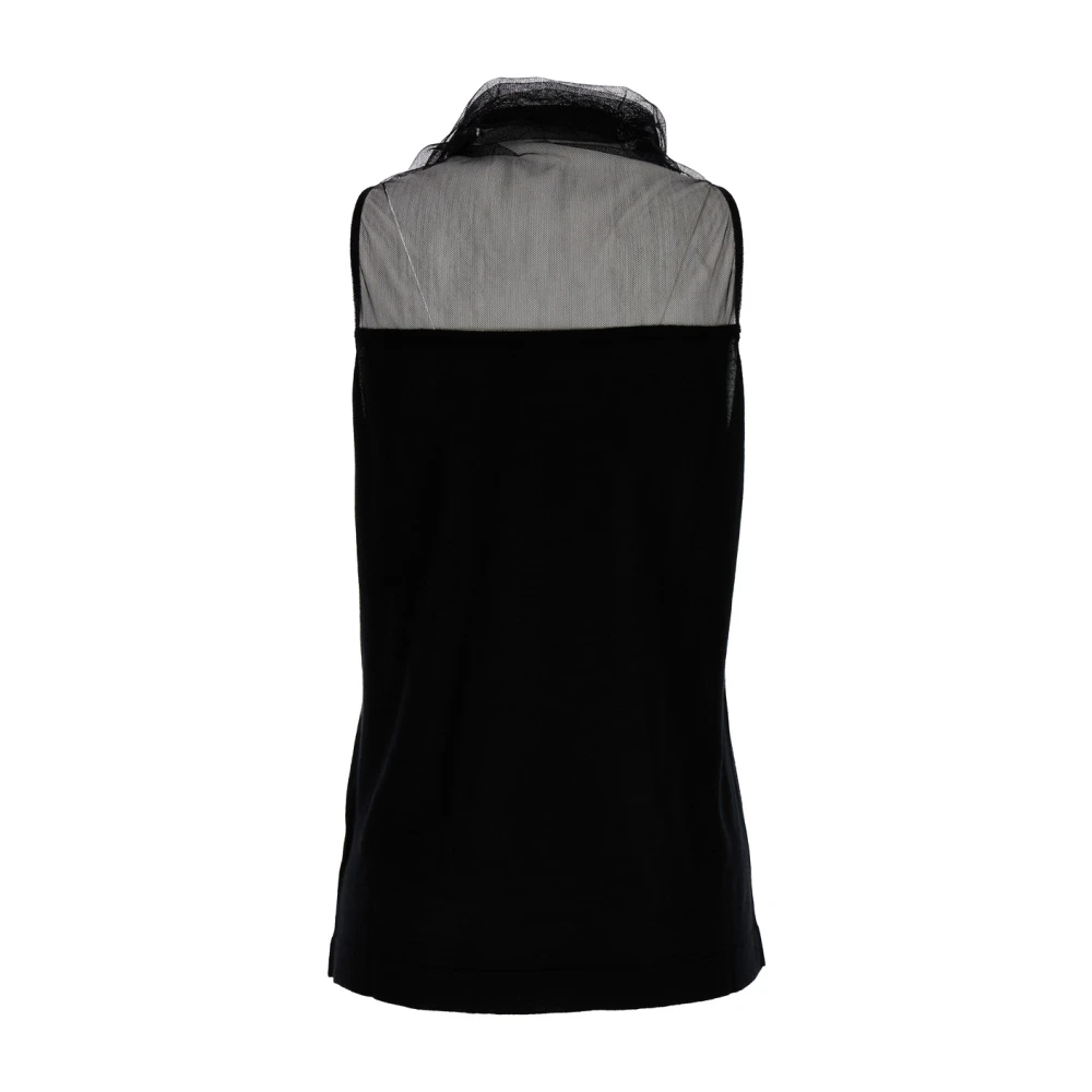 Fabiana Filippi Sleeveless Tops Black Dames