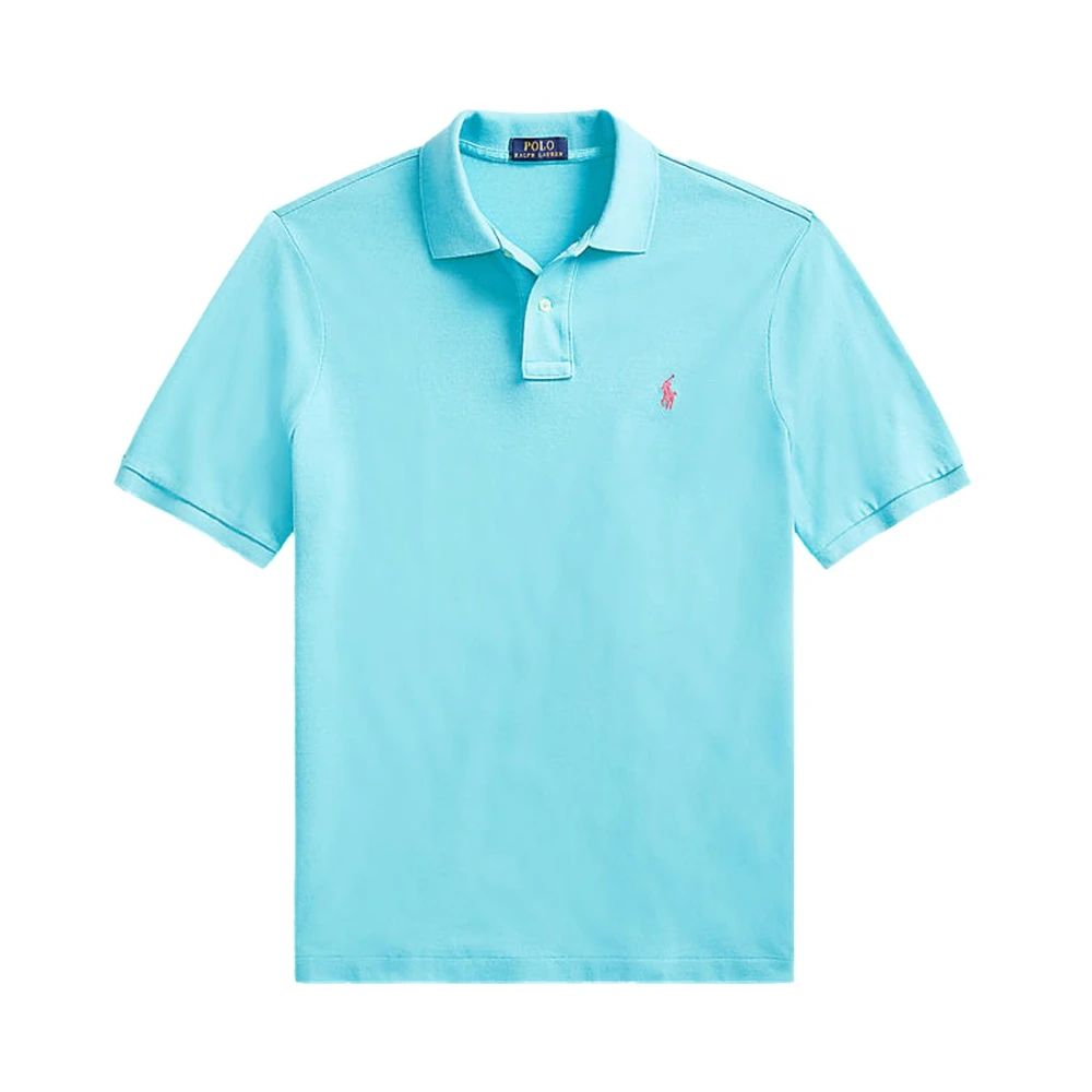 Polo Ralph Lauren Ljusblå Polo Tröja med Krage Blue, Herr