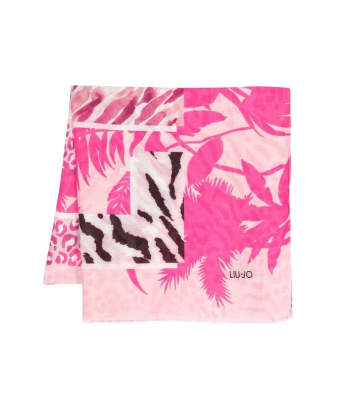 chale-echarpe-imprime-floral-leopard