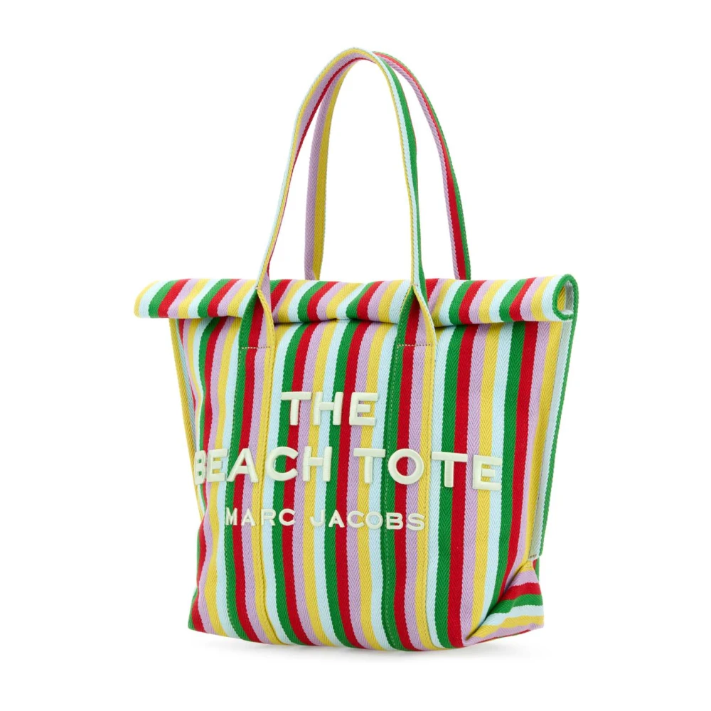 Marc Jacobs Geborduurde Jacquard Strand Tote Tas Multicolor Dames