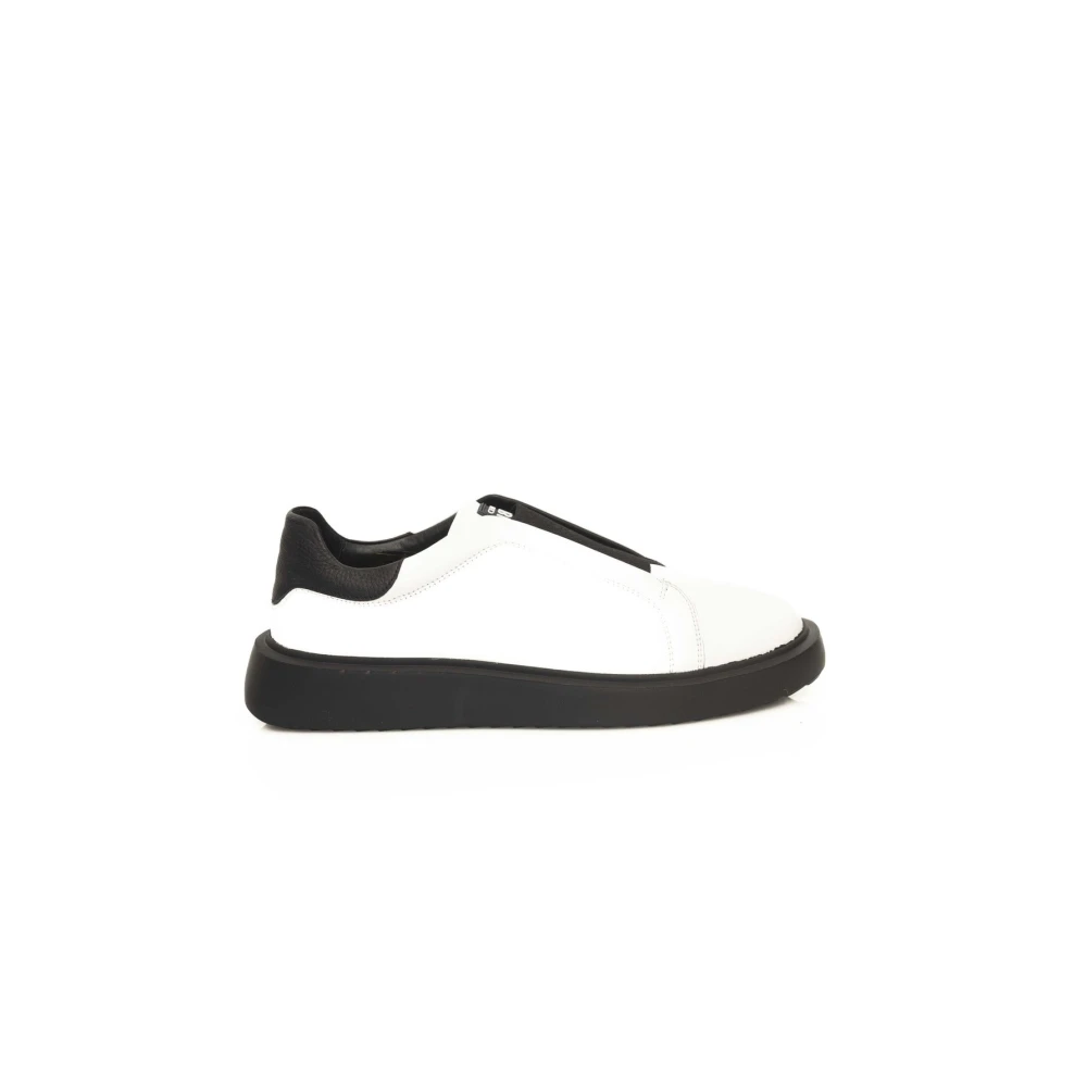 Cerruti 1881 Herr Läder Högtop Sneakers White, Herr