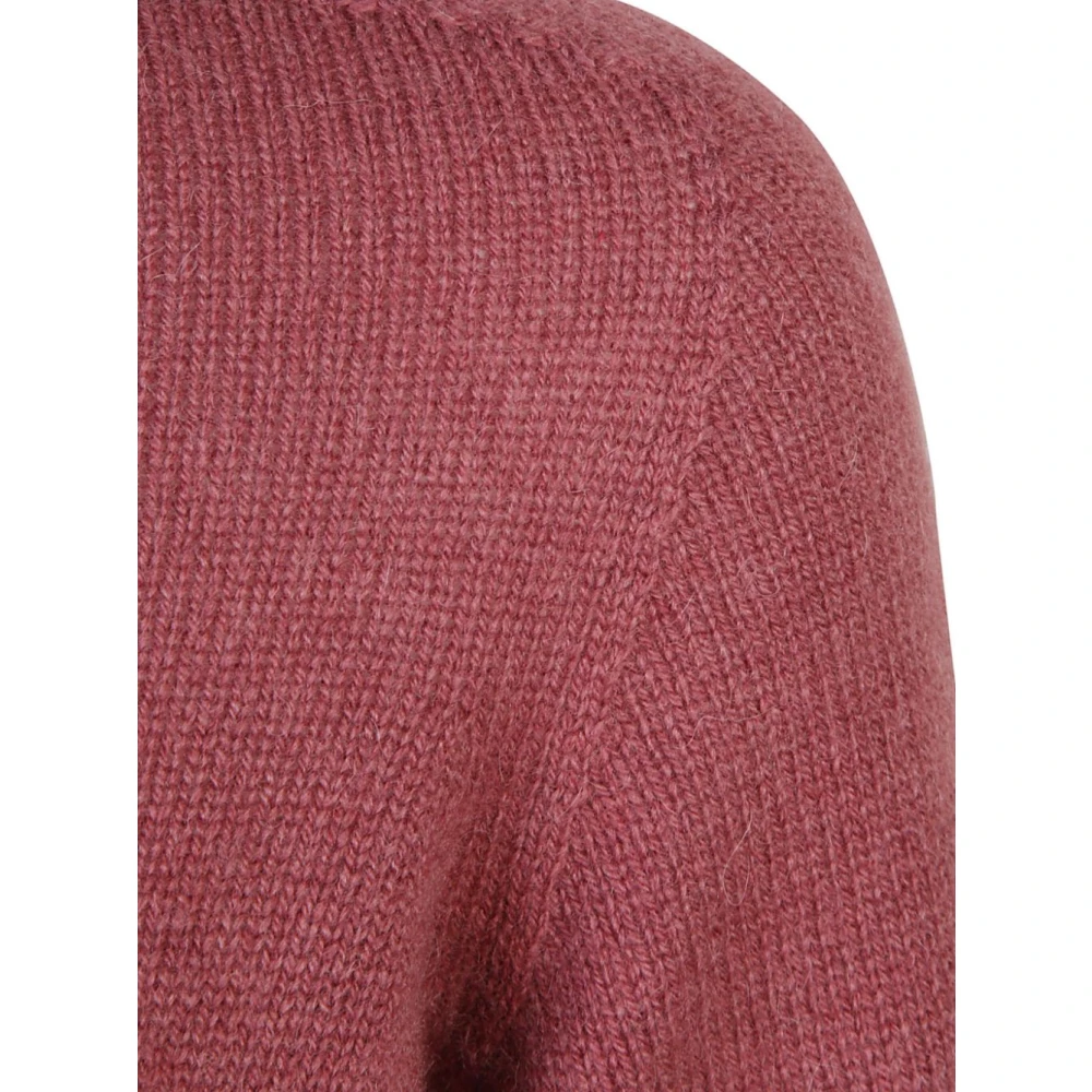 Roberto Collina Paarse Sweater voor Mannen Aw24 Red Heren