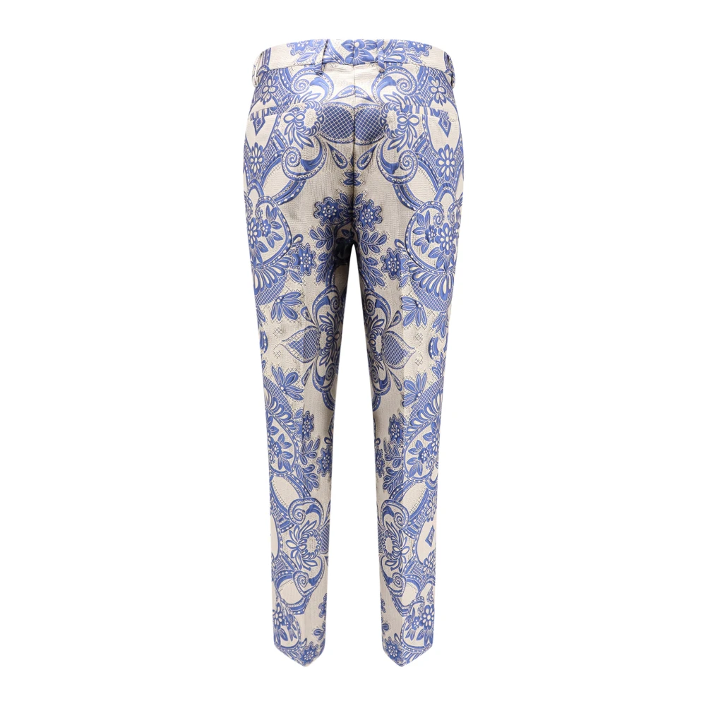 ETRO Broek met iconische print en metalen sluiting Multicolor Dames