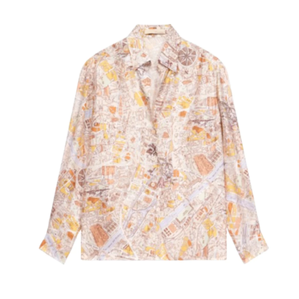 Vanessa Bruno Women's Multicolor Shirts, L, Druyat Blouse