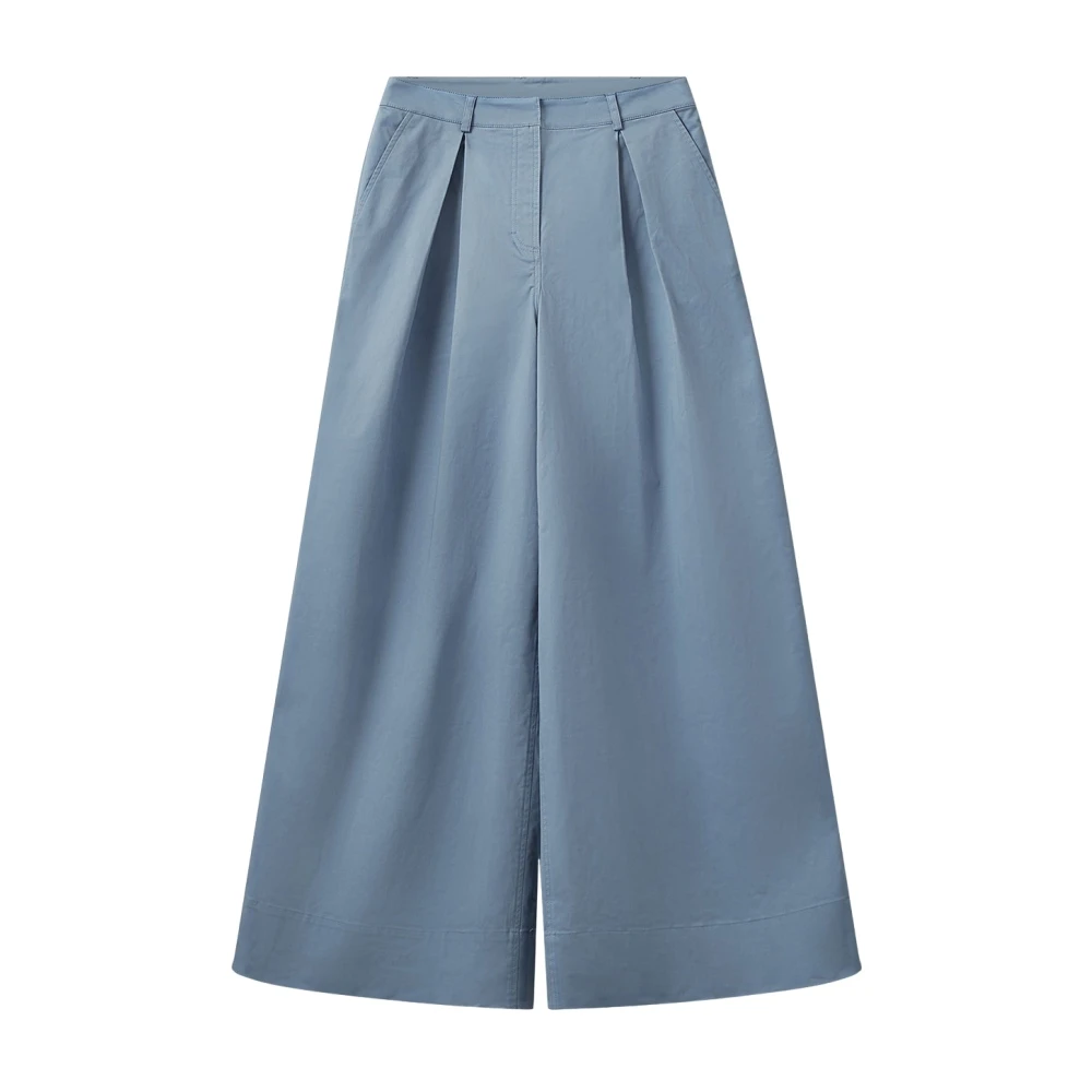 The Garment Blue Wide Trousers, Female, 2XS, Wide-Leg Avelino Trousers