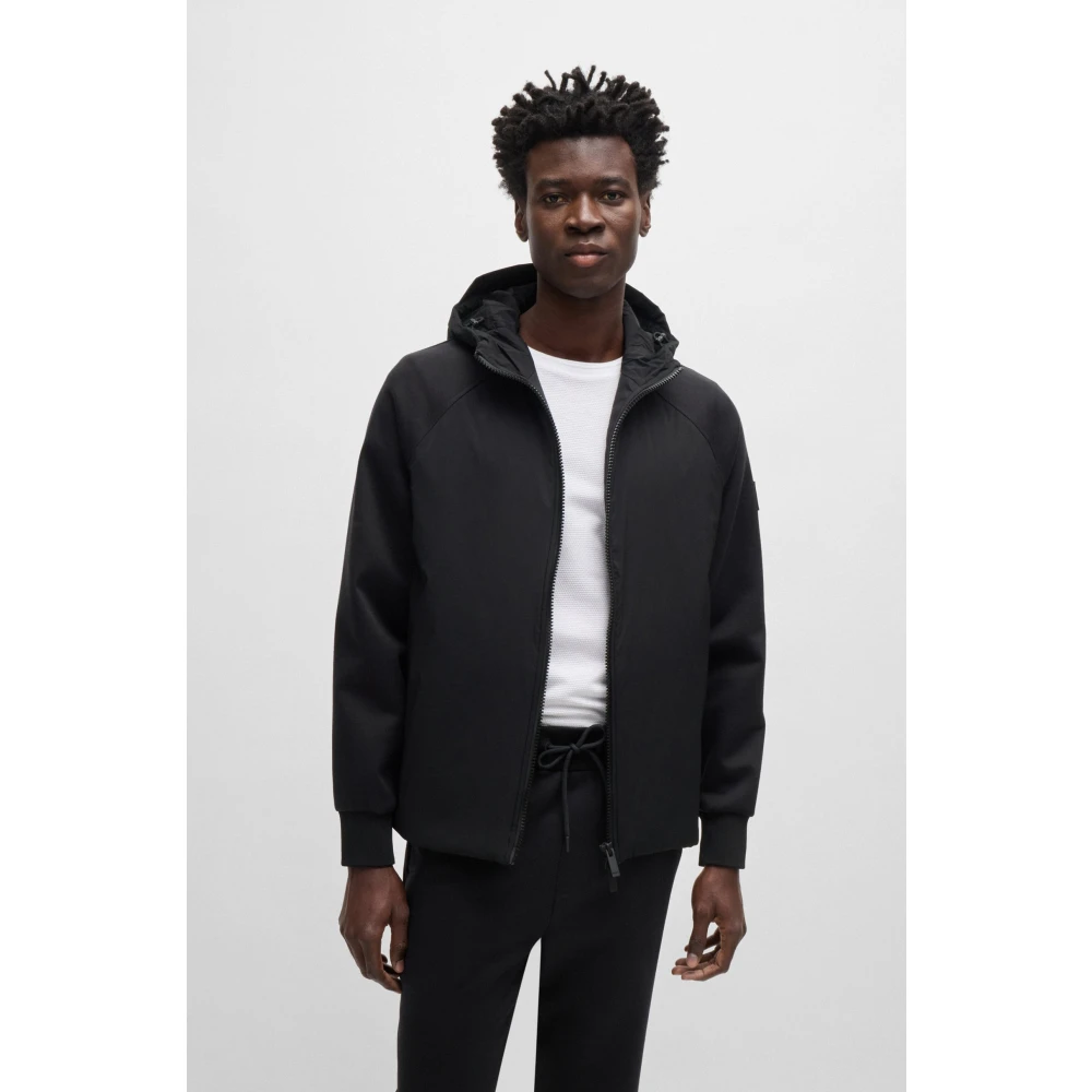 Hugo Boss Stijlvolle Jas Black Heren