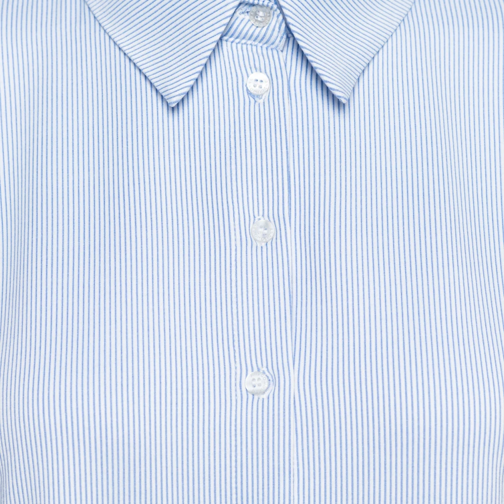 &Co Woman Overhemd met lange mouwen effen kleur Blue Dames