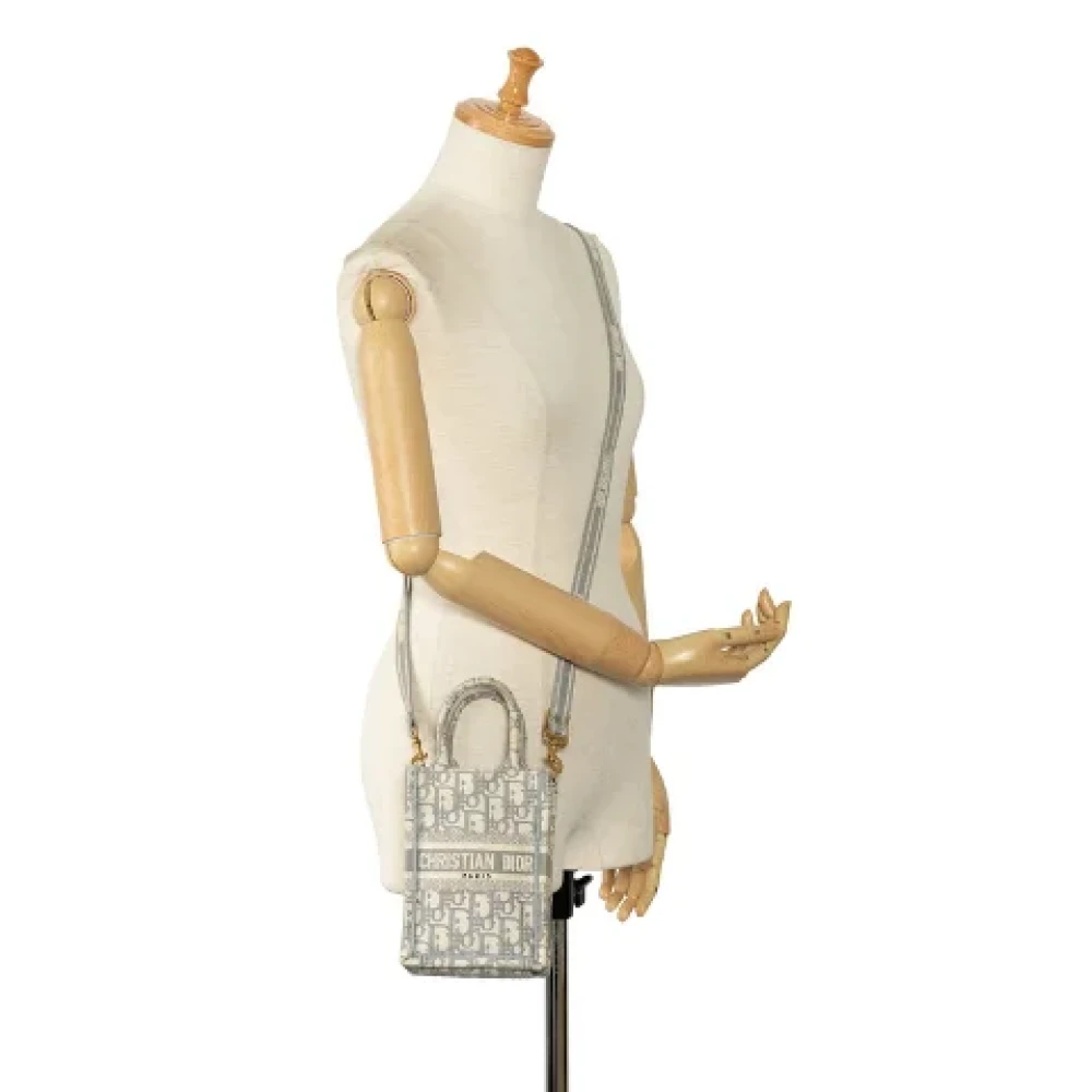 Dior Vintage Pre-owned Cotton dior-bags White Dames