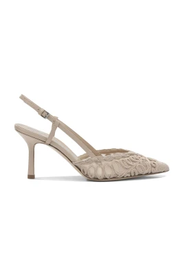Nappa Sheel Slingback Pumps