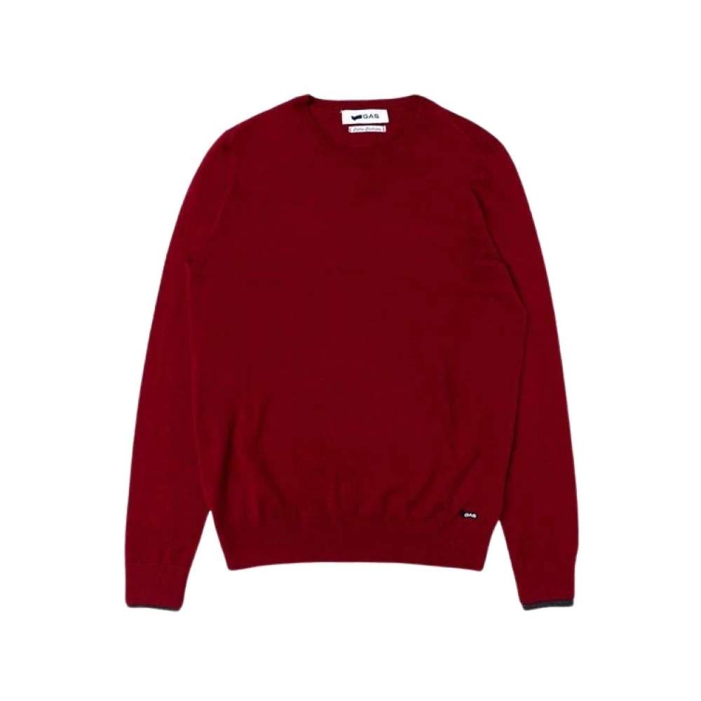 Gas Sweatshirts & Hoodies - Male - Round-Neck Knitwear - Red - S - Knitwear