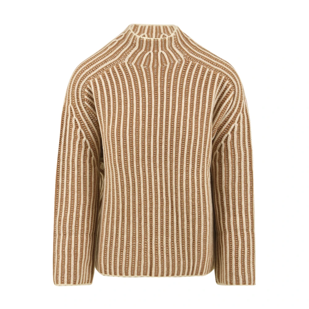 Aspesi Brown Turtleneck Jumper - Female - Turtlenecks - Xs - Knitwear