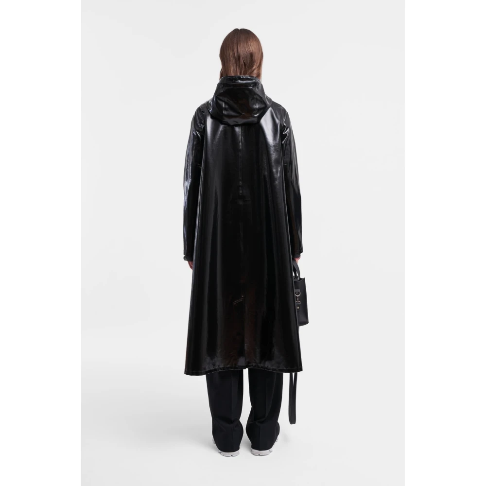 Stutterheim Opal A-Line Regenjas voor Vrouwen Black Dames