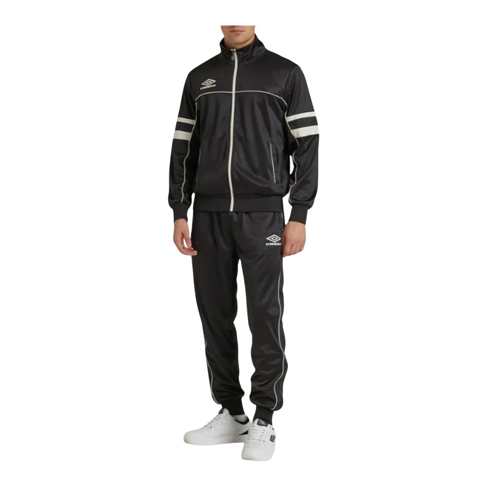 Umbro Heren Trainingspak Jas en Broek Set Black Heren