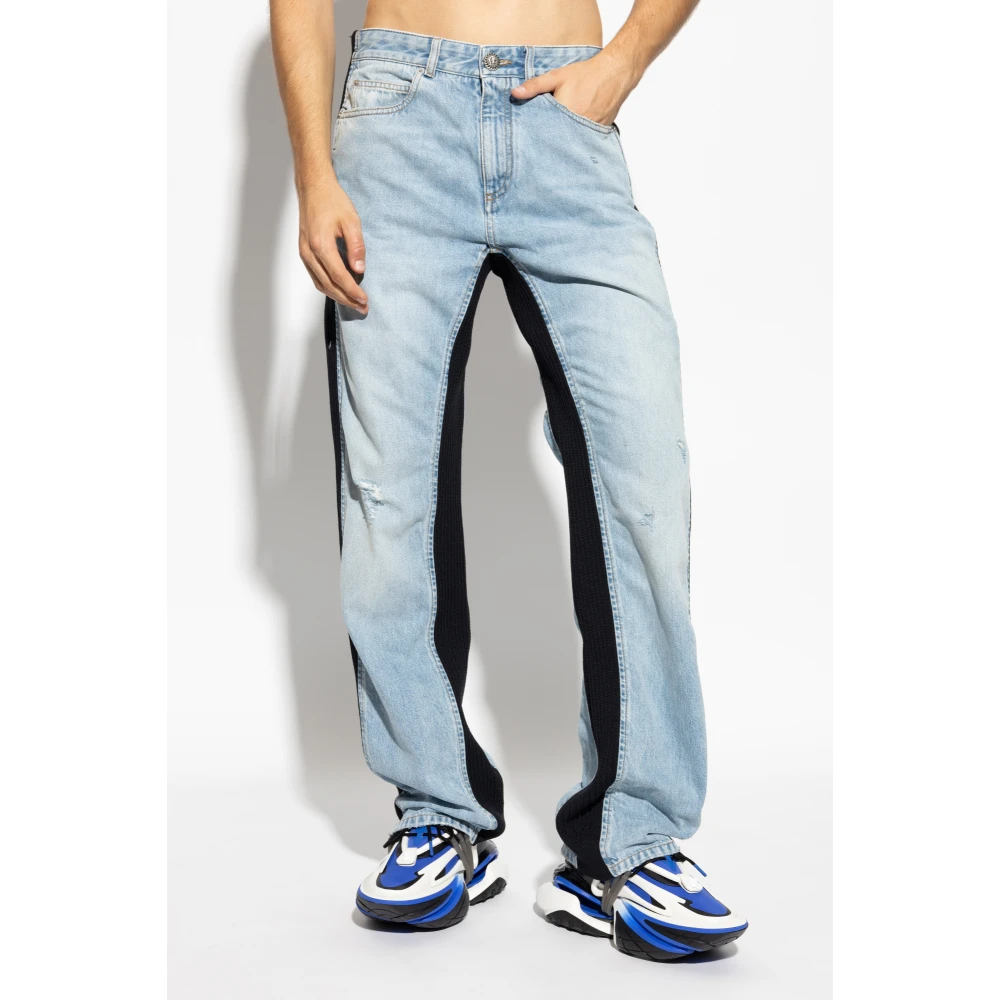 Balmain Jeans met vintage effect Blue Heren