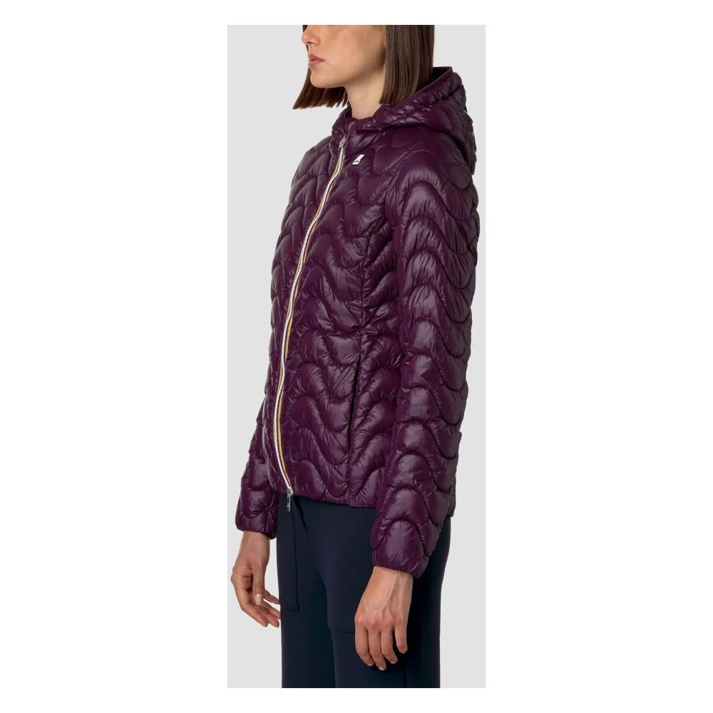 K-way Gewatteerde Lily Jas Purple Dames