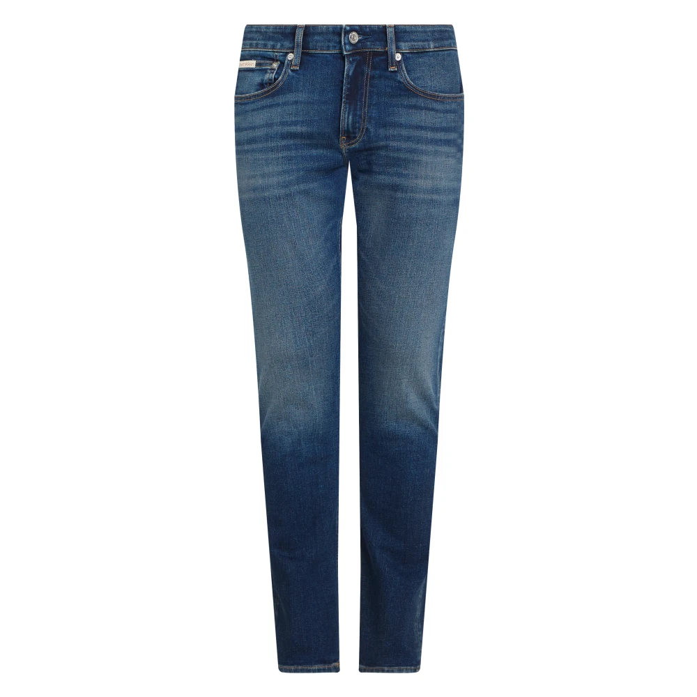 Calvin Klein Men's Blue Slim-Fit Jeans,, Authentic Straight Leg Jeans W31