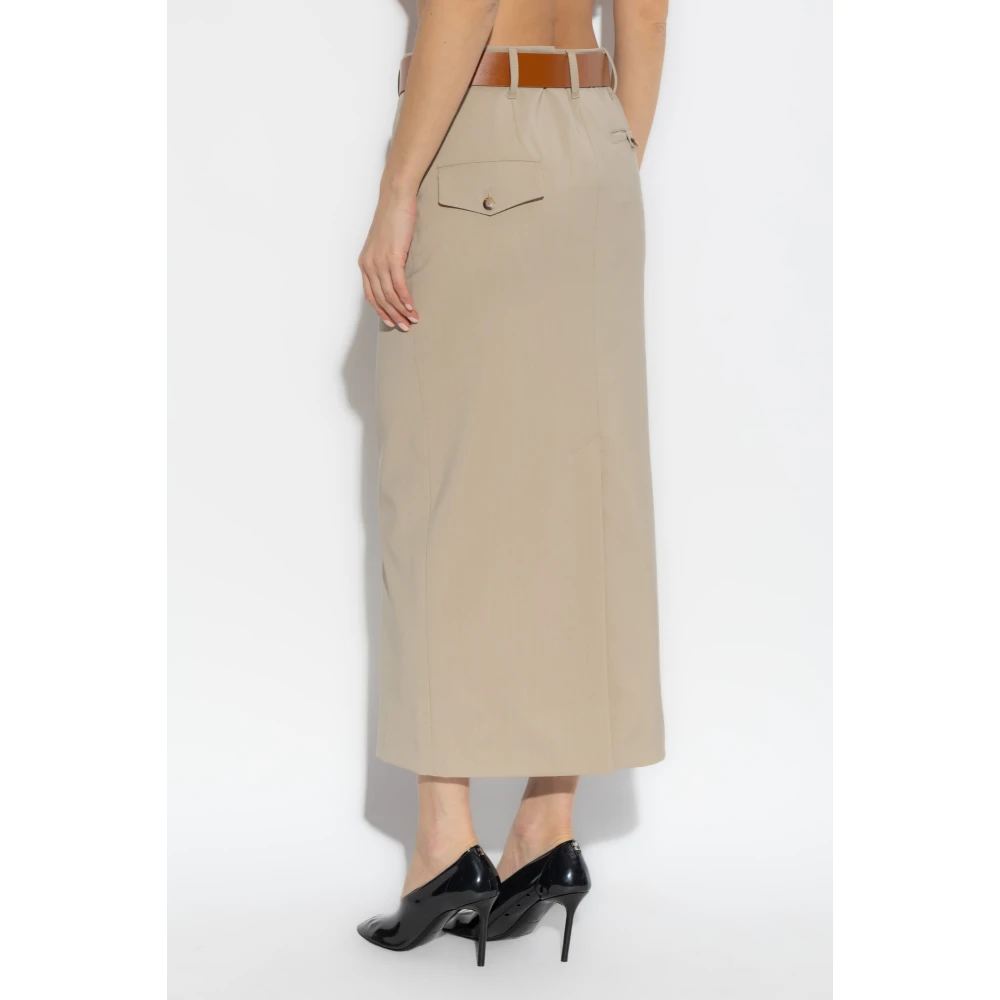 Moschino Wollen rok Beige Dames