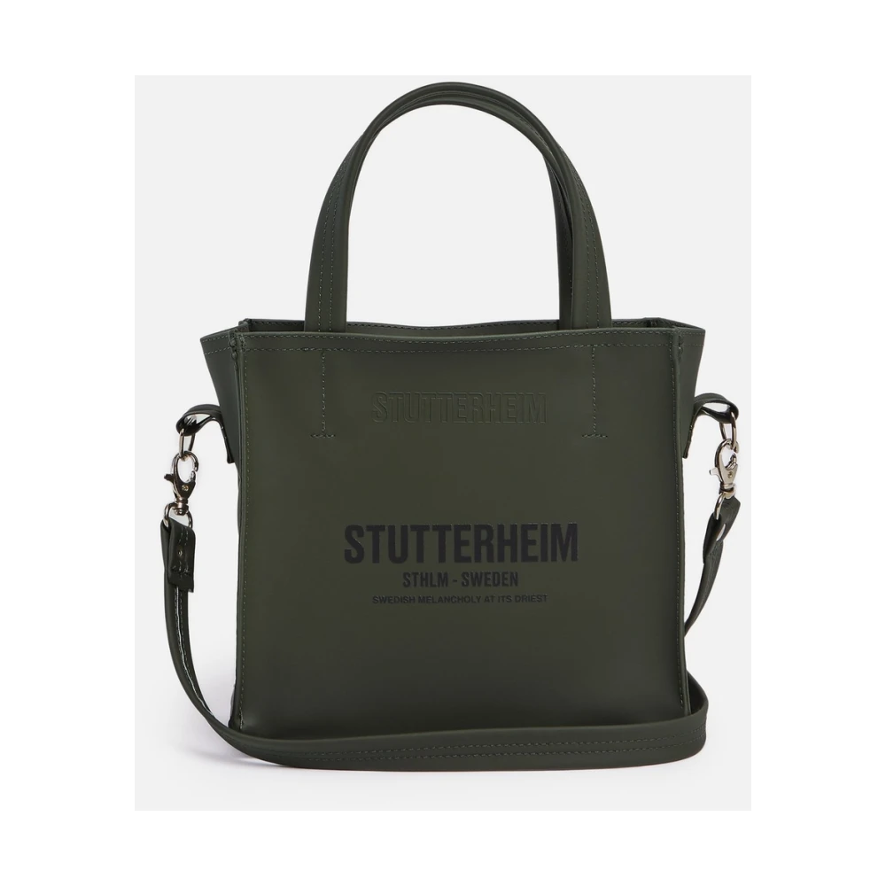 Stutterheim Waterdichte Crossbody Handtas Biblio Green Dames
