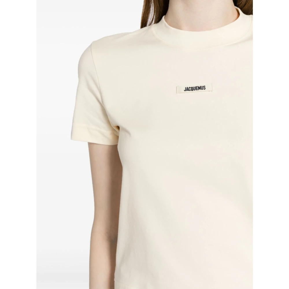 Jacquemus Beige T-shirts en Polos Beige Dames